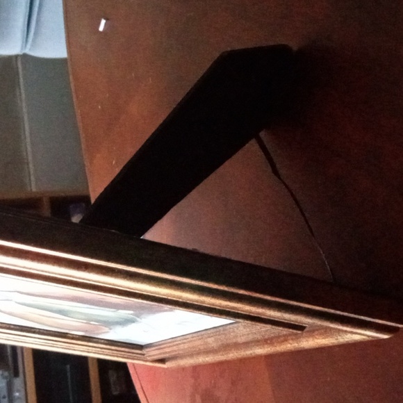 New Original Acrylic Painting "Three Pears" 5" x 7" plus frame. Green, warm gold - Picture 4 of 5